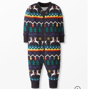 Hanna Andersson - Holiday Print Baby Zip Sleeper - NWOT